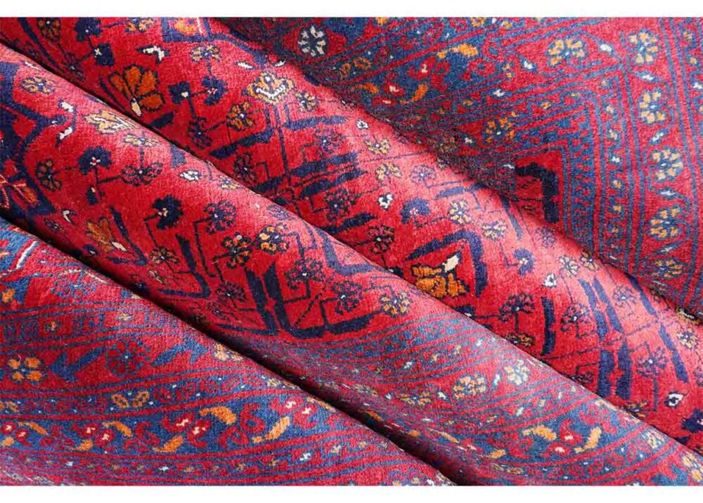 Bilicik Red Rugs for Dining Room 10.6x8 ft Traditional Handknotted