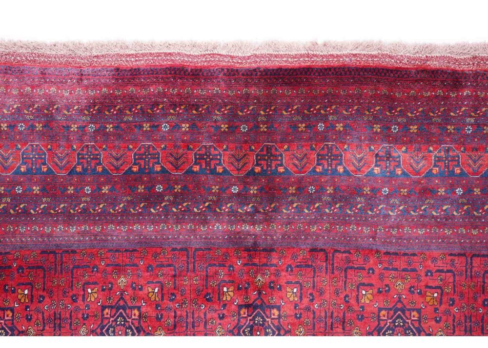 Bilicik Red Rugs for Dining Room 10.6x8 ft Traditional Handknotted