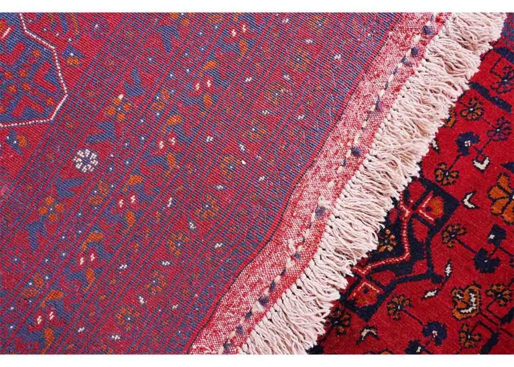 Bilicik Red Rugs for Dining Room 10.6x8 ft Traditional Handknotted