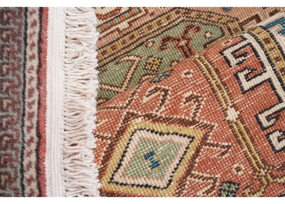 Brown Vintage Rug Hand-Knotted 3x6 ft Traditional Oriental Kayseri - Rug 1