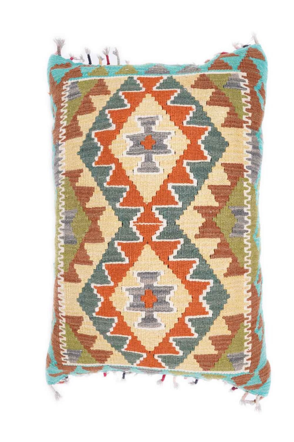 Christmas Pillow Case Cover Multicolor - Handwoven Kilim Design - Rugs 1