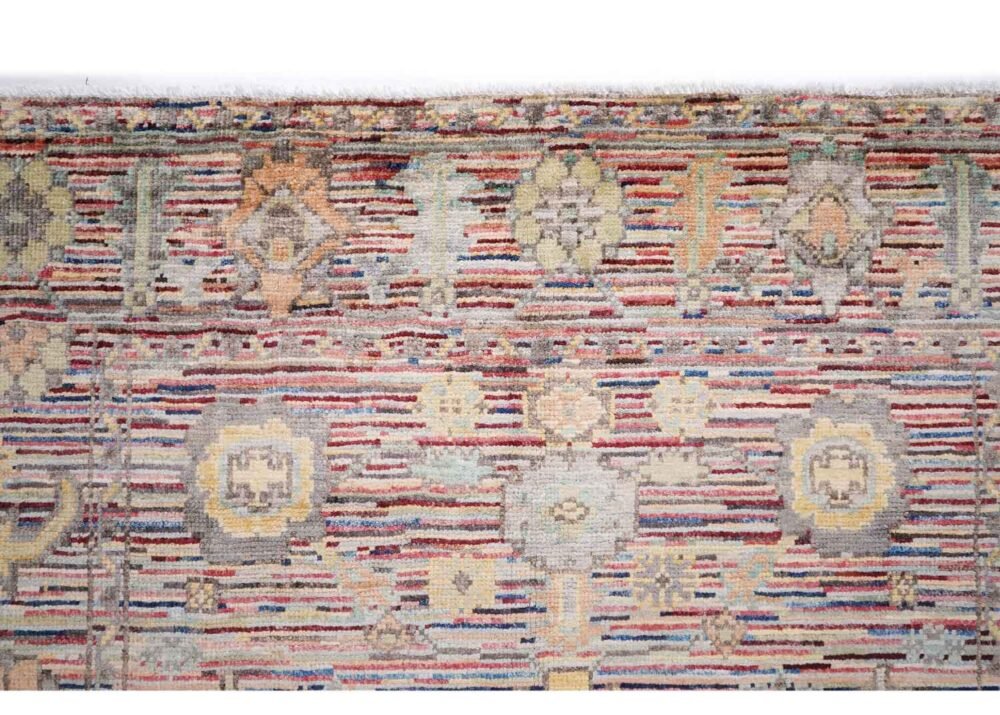 Colorful Boho Rug Traditional Hand-Knotted Gabe 7.2x4.9 ft - Rugs 1