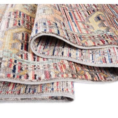 Colorful Boho Rug Traditional Hand-Knotted Gabe 7.2x4.9 ft - Rugs 1