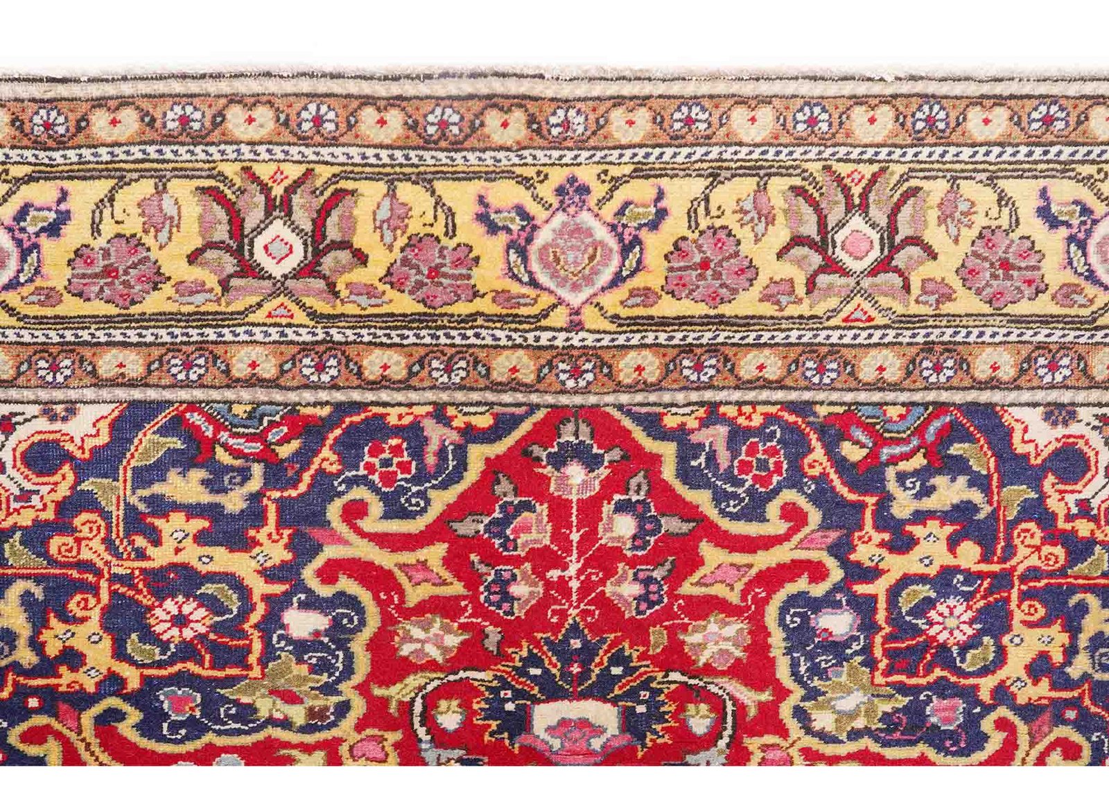 Exclusive Kayseri Beige Red Area Rug 7x4.8 ft Traditional Oriental