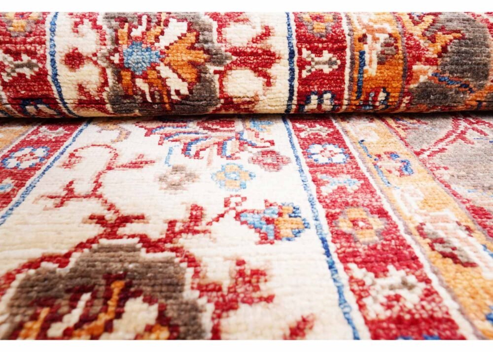 Exclusive Sultani Brown Oriental Rug 7.8x5.8 Hand-Knotted Traditional