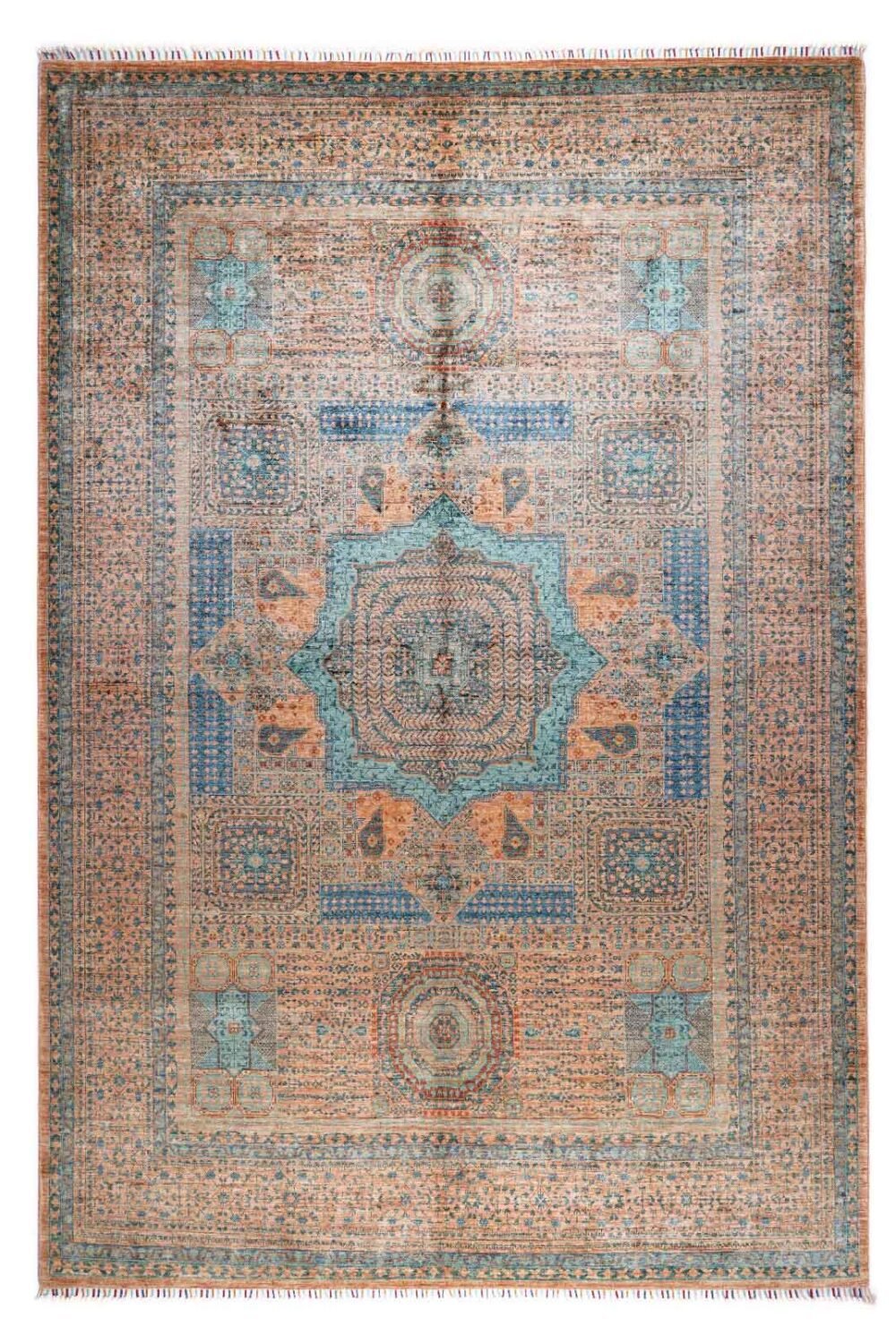 Extra Large Rustic Rug Hand-Knotted Traditional Memluk 10.2x6.9 ft - Rugs 1