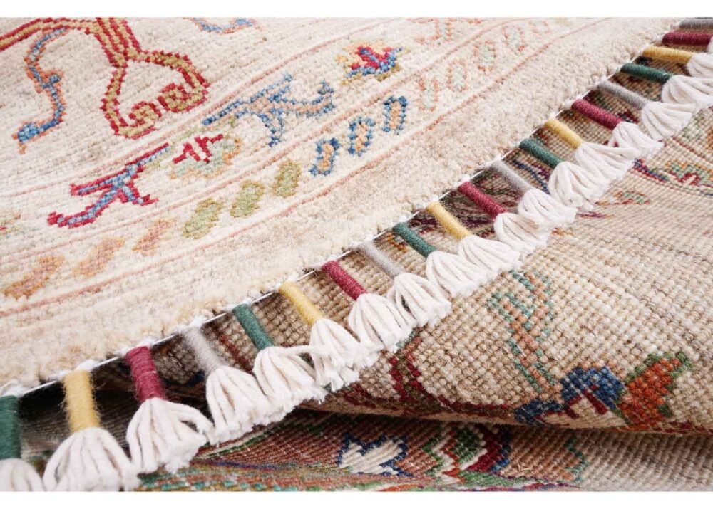 Hand-Knotted Brown Kitchen Rugs Traditional Sultani 12.3x9.2 ft - Rugs 1