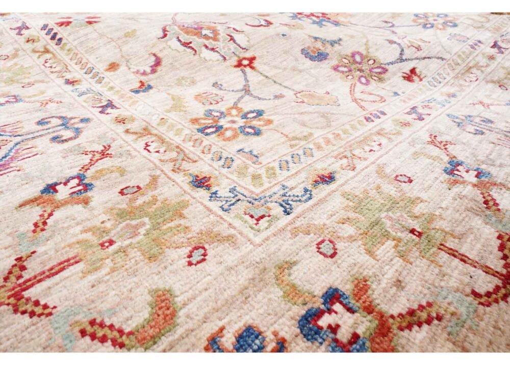 Hand-Knotted Brown Kitchen Rugs Traditional Sultani 12.3x9.2 ft - Rugs 1