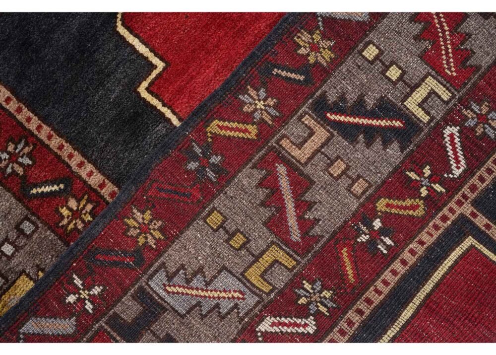 Hand-Knotted Red Prayer Rug Islam 3.4x4.9 ft Traditional Taspinar - Rug 1
