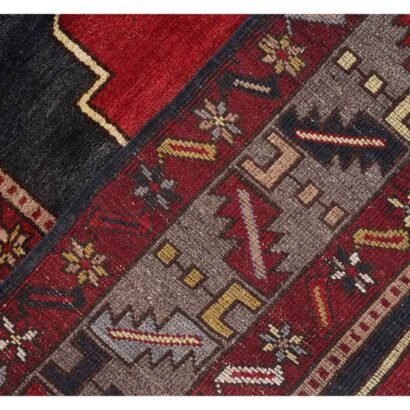 Hand-Knotted Red Prayer Rug Islam 3.4x4.9 ft Traditional Taspinar - Rug 1