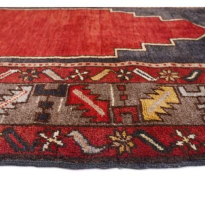 Hand-Knotted Red Prayer Rug Islam 3.4x4.9 ft Traditional Taspinar - Rug 1