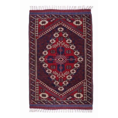 Hand-knotted Small Living Room Rug 3x5 ft Traditional Wool Bergama - Rug 1