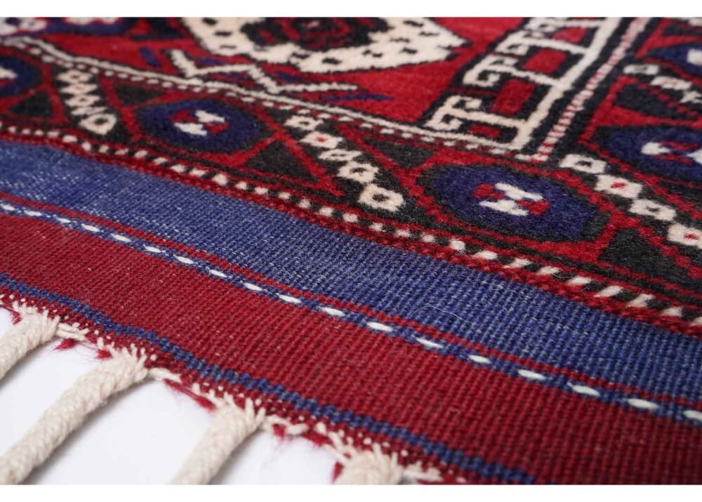Hand-knotted Small Living Room Rug 3x5 ft Traditional Wool Bergama - Rug 1