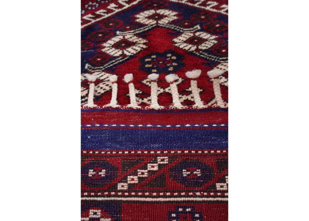 Hand-knotted Small Living Room Rug 3x5 ft Traditional Wool Bergama - Rug 1