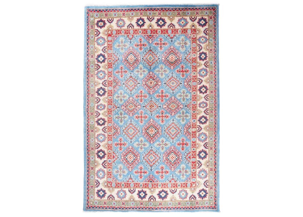 High-Quality Blue and Beige Rug Traditional Sirvan 5.7x3.9 ft Medium - Rugs 1