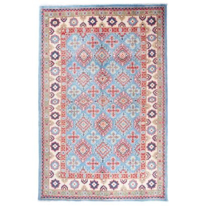 High-Quality Blue and Beige Rug Traditional Sirvan 5.7x3.9 ft Medium - Rugs 1