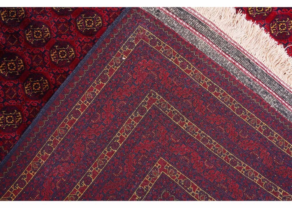 High-end Hoca R. Oriental Large Red Area Rug 9.4x6.3 ft Traditional