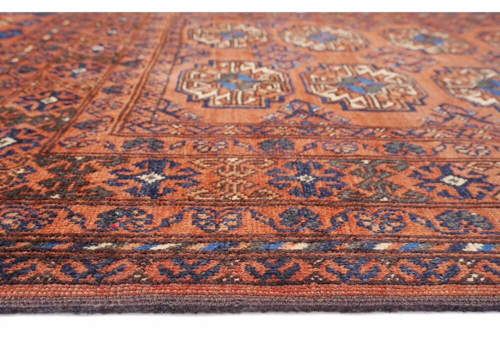Kayseri Floral Brown and Beige Area Rug Traditional 5.8x4 ft