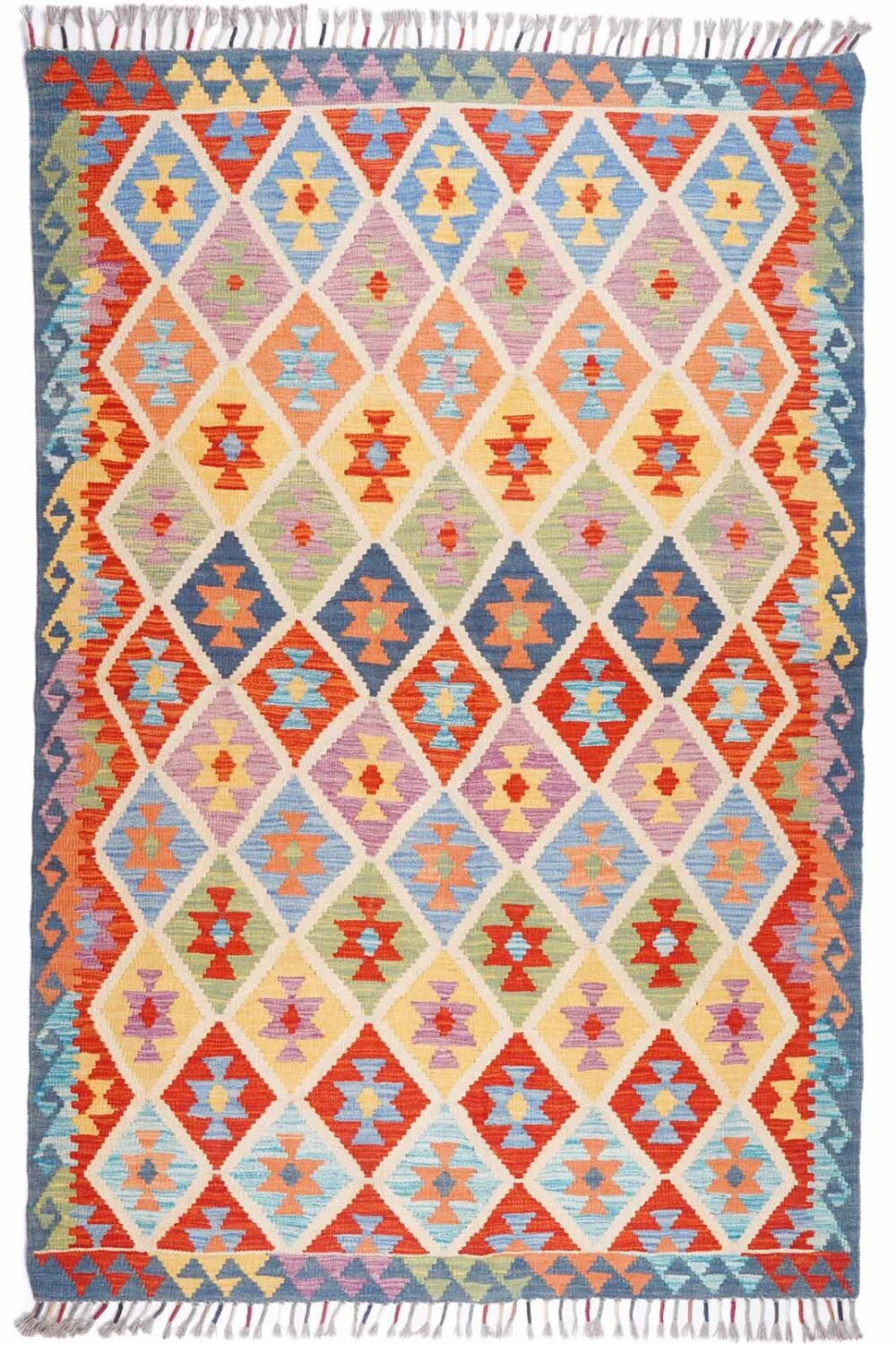 Kilim Area Carpet 6x4 ft: Handwoven Classic Carpet & Flooring