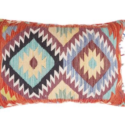 Kilim Design 2 Pillowcase Set Handwoven with Wool - Rugs 1