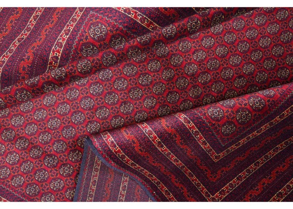 Large Red Rug Hand-Knotted Traditional Hocarusnai 9.6x6.4 ft - Rugs 1