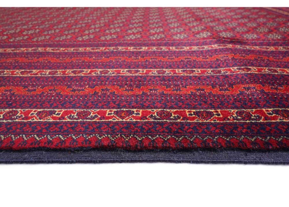 Large Red Rug Hand-Knotted Traditional Hocarusnai 9.6x6.4 ft - Rugs 1