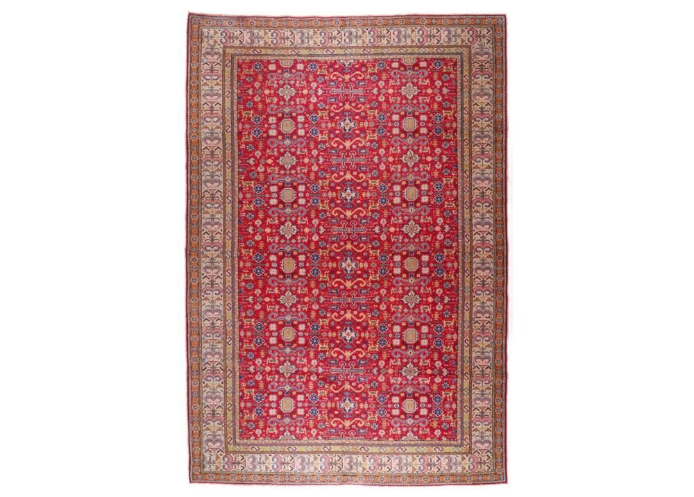 Large Red Rugs for Living Room 9.2x6.6 ft Traditional Kayseri - Rugs 1