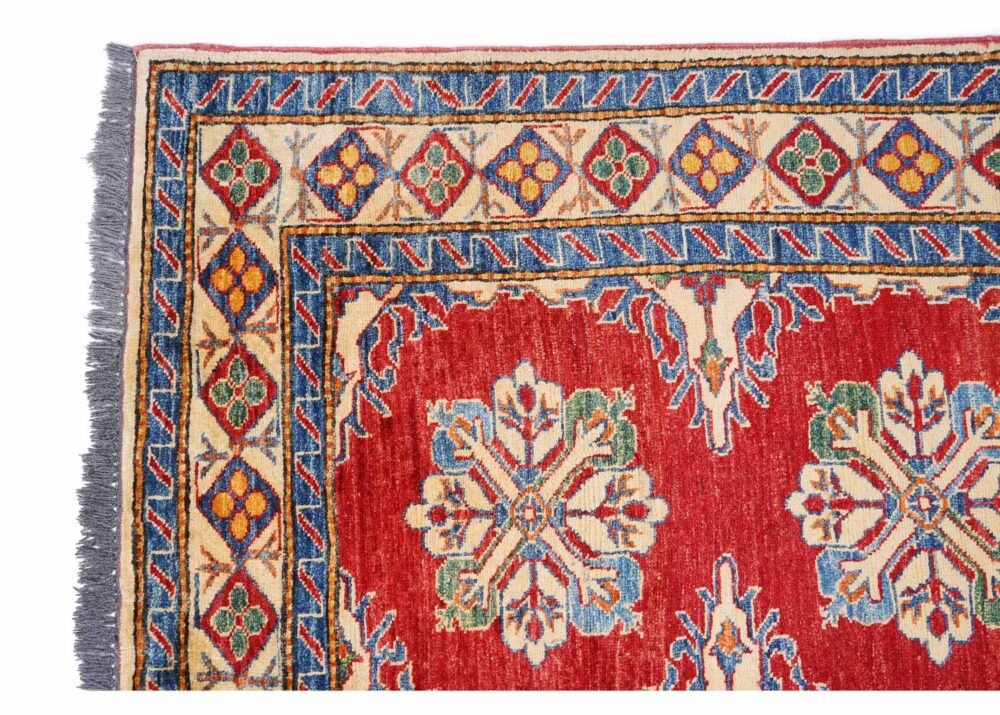 Luxurious Sherwan Hand-Knotted with Wool 7x4 Rug - Traditional