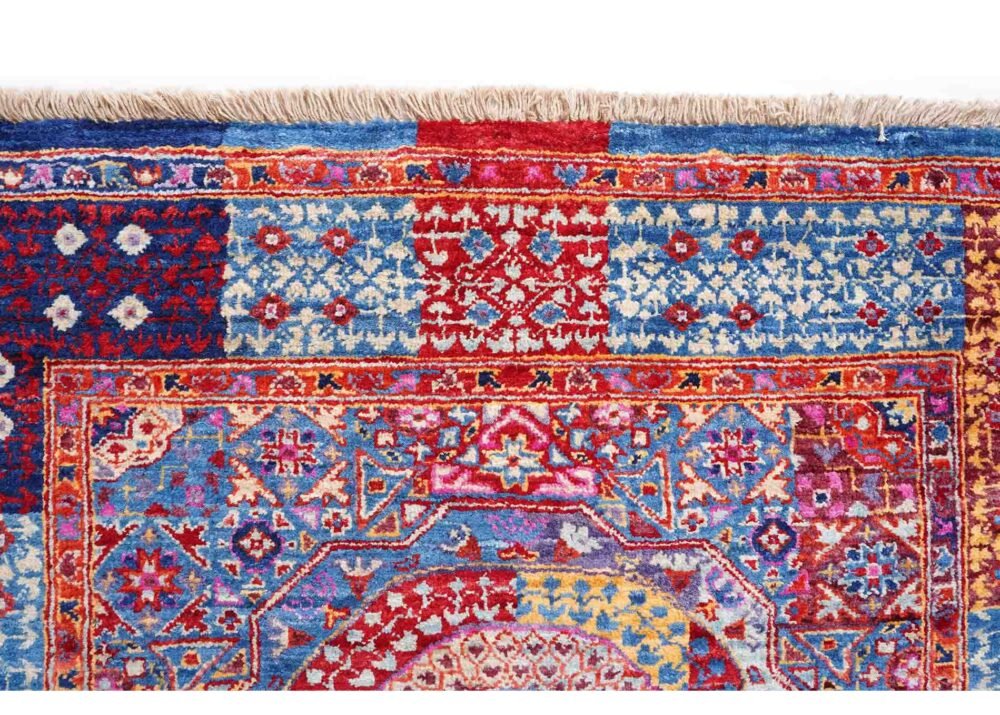 Luxury Memluk Design Hand-Knotted Runner Rug - 11.5x2.7 ft