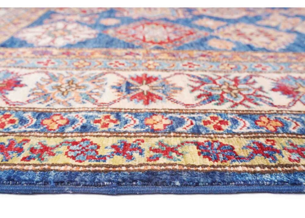 Luxury Sherwan Traditional Rug Living Room 6.6x4.8 ft Wool-Cotton