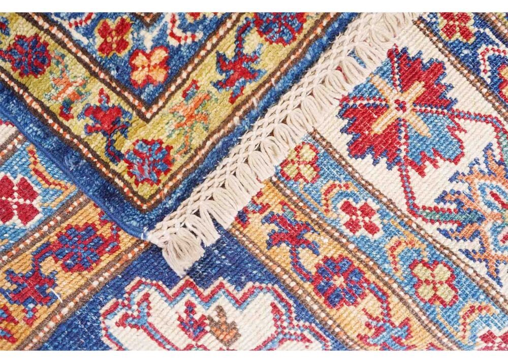 Luxury Sherwan Traditional Rug Living Room 6.6x4.8 ft Wool-Cotton