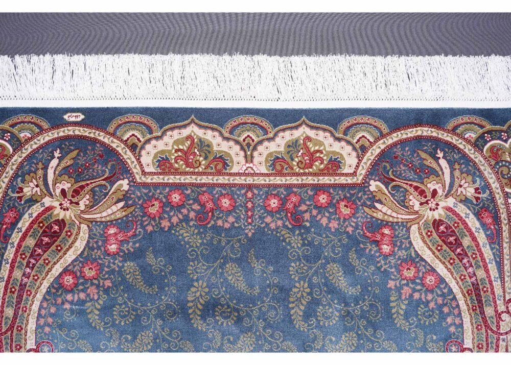 Medallion Bamboo-Silk Area Rugs Floral Pattern 5x3 ft