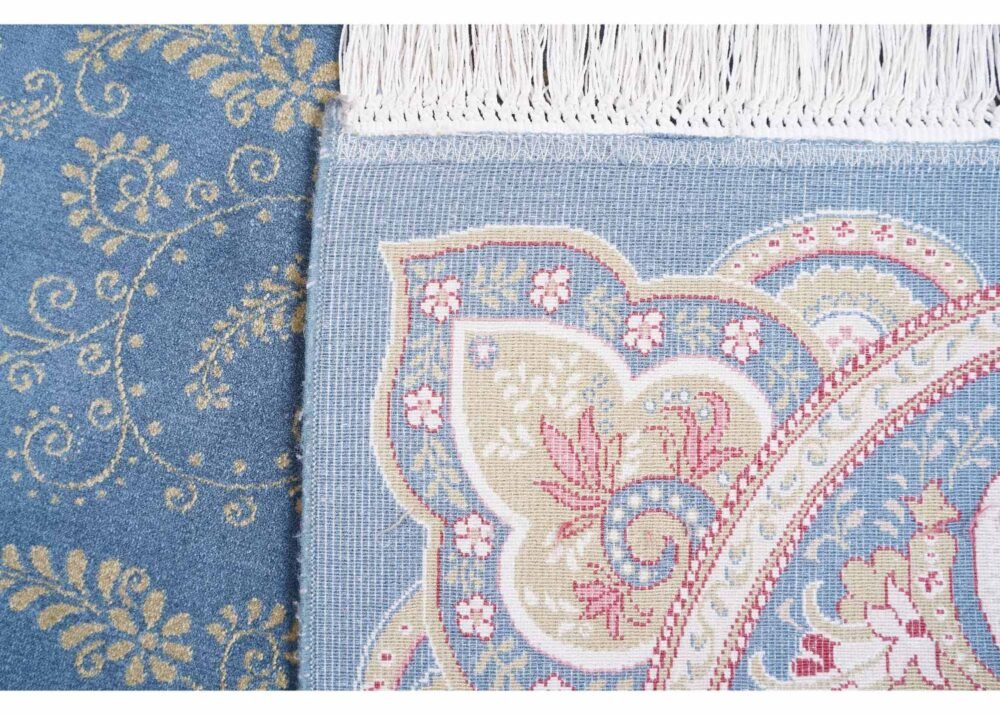 Medallion Bamboo-Silk Area Rugs Floral Pattern 5x3 ft