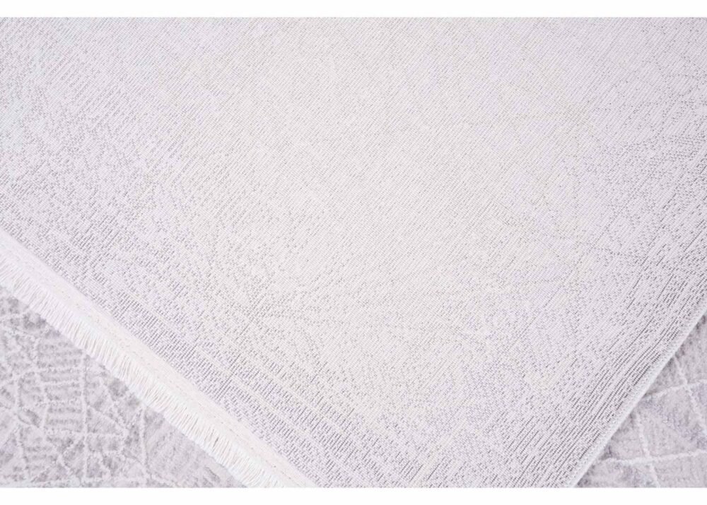 Modern Beige-Brown Abstract Living Room Rugs 5.2x7.5 ft Cotton-Bamboo