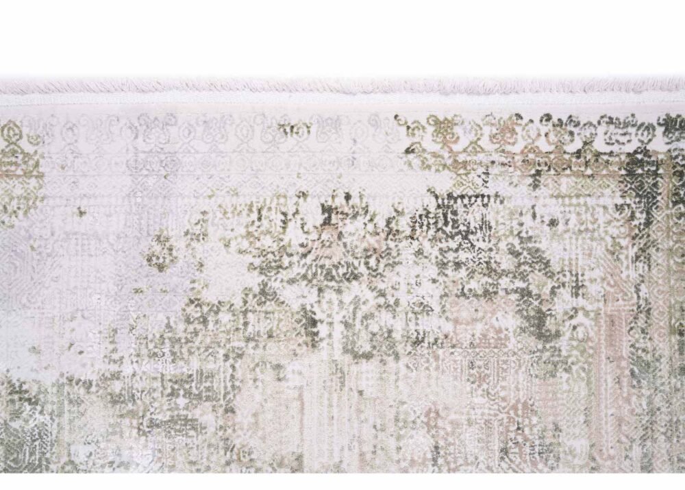 Modern Grey Green Area Rug Infinity 2.6x5 ft Abstract Pattern