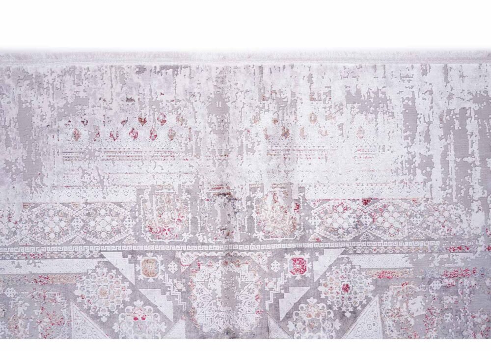 Modern Grey Rug Living Room Memluk for High Traffic Areas 6.5x9.5 ft