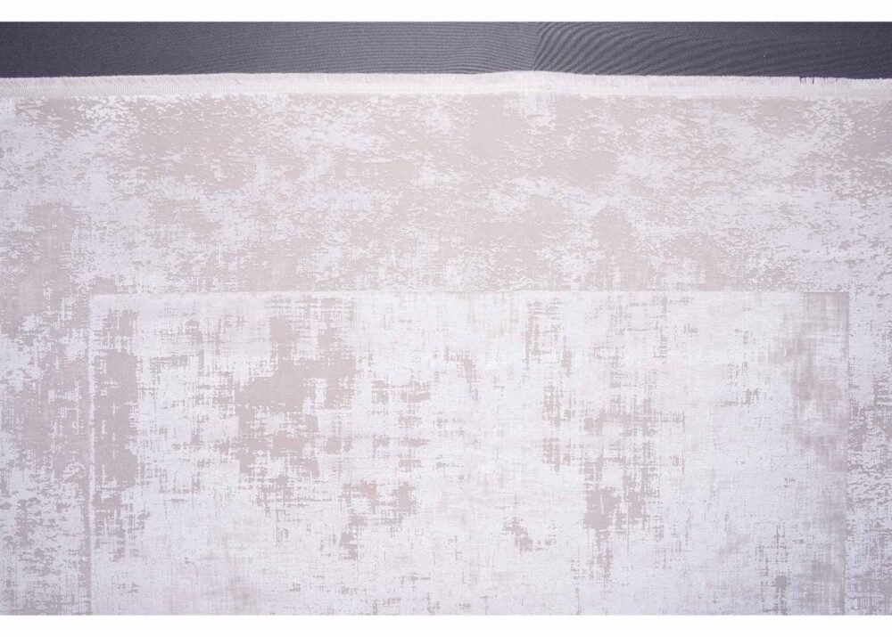 Modern Minimalist Rug Abstract Pattern Beige-Brown 6.5x9.5 ft