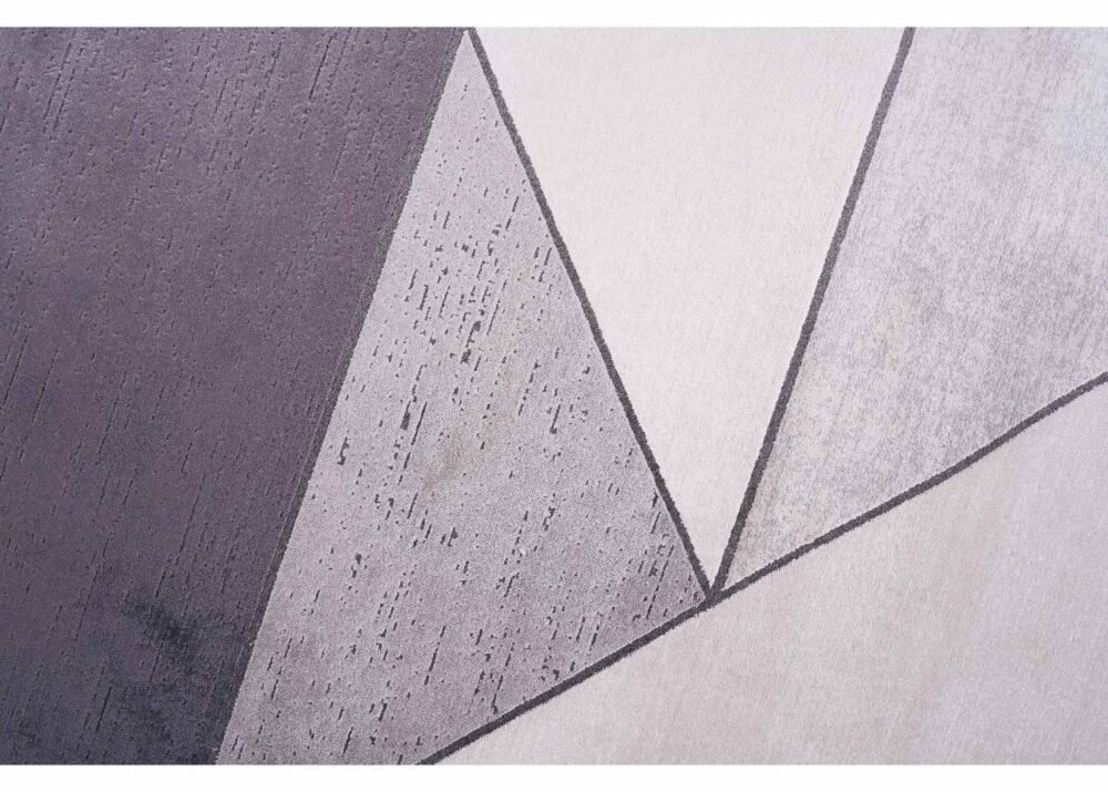 Modern Style Rug for Minimal Home Decor 6.5x9.8 ft Abstract Pattern