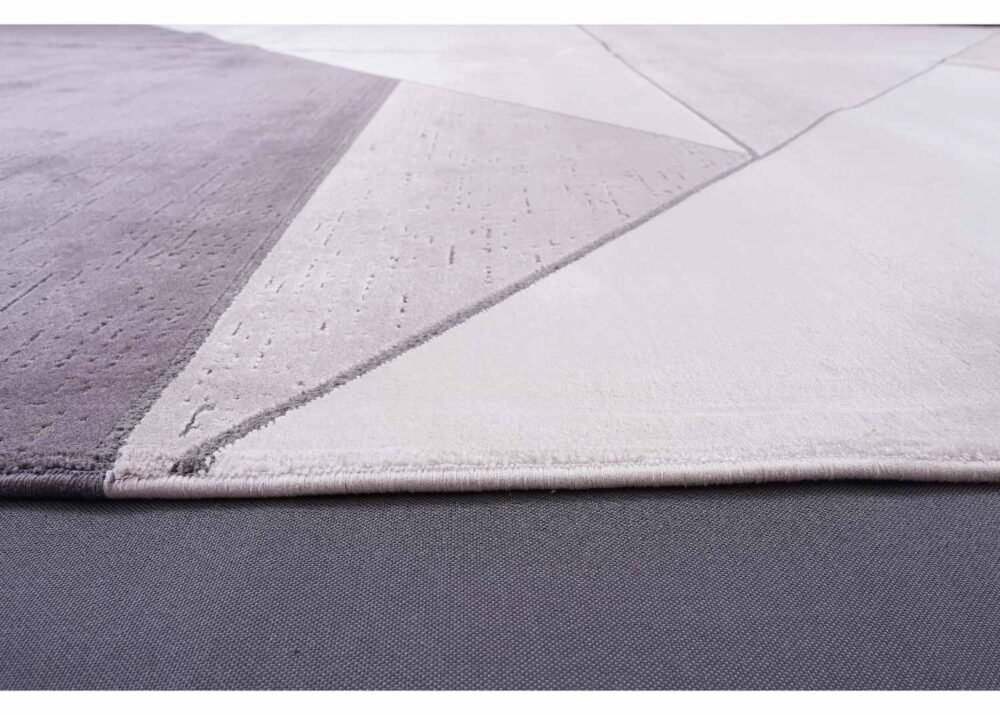 Modern Style Rug for Minimal Home Decor 6.5x9.8 ft Abstract Pattern