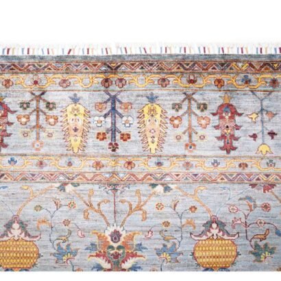 Oriental Sultani Grey Washable Rug 12x8.6 ft Traditional - Rugs 1