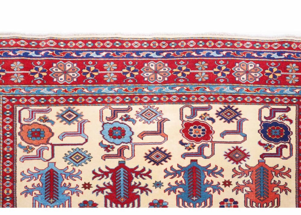 Premium Red Oriental Rug Traditional Sherwan Hand-Knotted with Wool