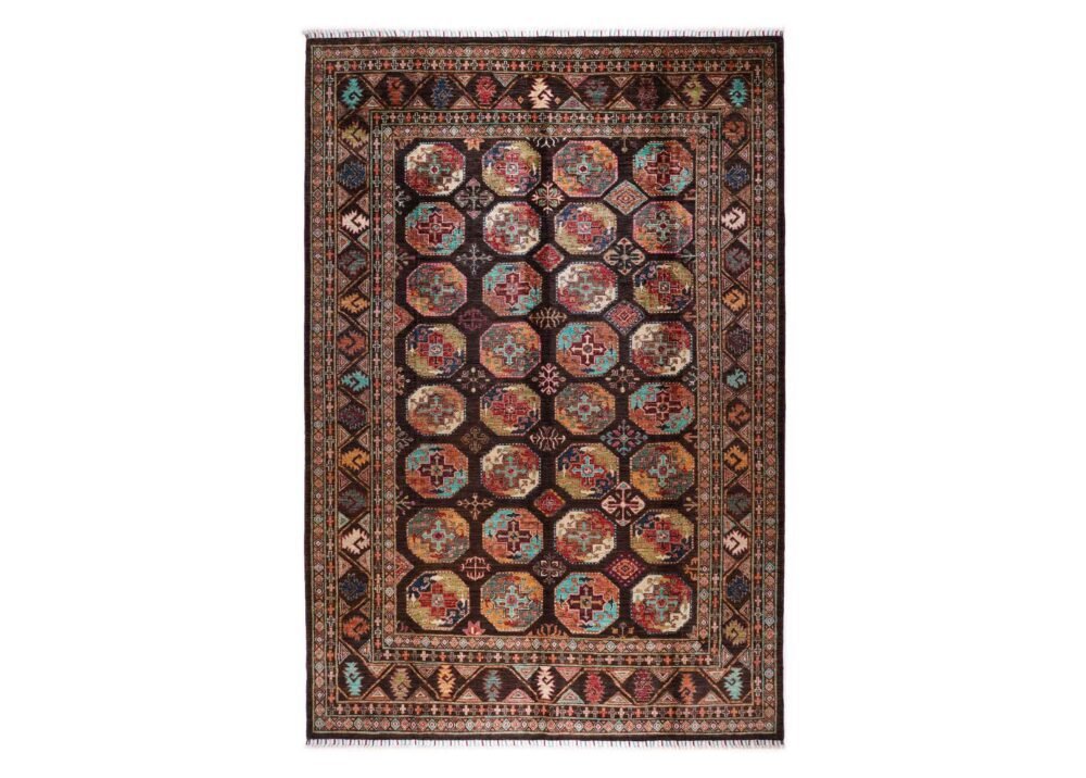 Premium Sultani Traditional Multi Colour Rug 10x6.9 ft Hand-Knotted - Rugs 1