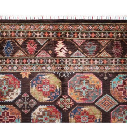 Premium Sultani Traditional Multi Colour Rug 10x6.9 ft Hand-Knotted - Rugs 1