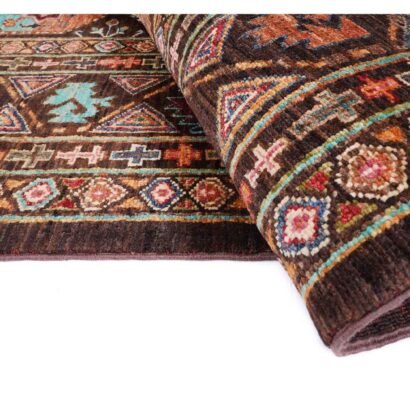 Premium Sultani Traditional Multi Colour Rug 10x6.9 ft Hand-Knotted - Rugs 1