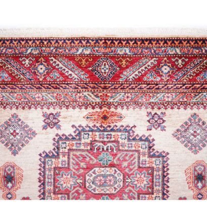 Red Beige Area Rug Hand-Knotted 10x6.9 ft Traditional Sirvan - Rugs 1