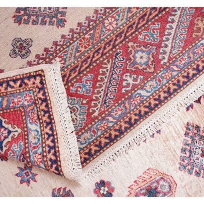 Red Beige Area Rug Hand-Knotted 10x6.9 ft Traditional Sirvan - Rugs 1