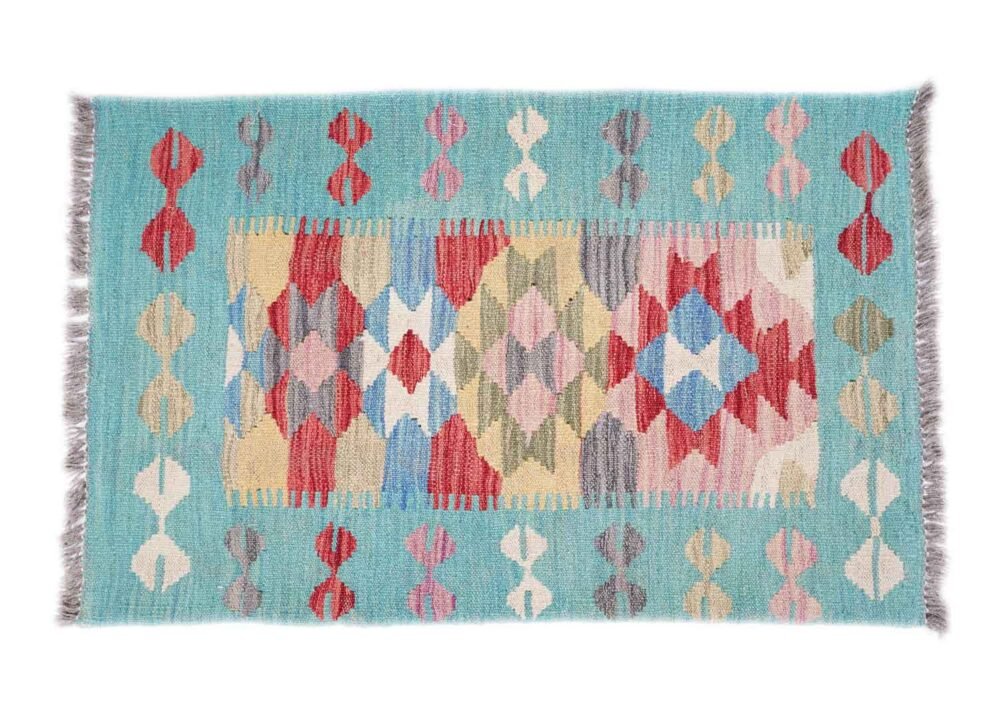 Set of 2 Bed-Sofa Pillow Covers - Handwoven Kilim Style - Rugs 1