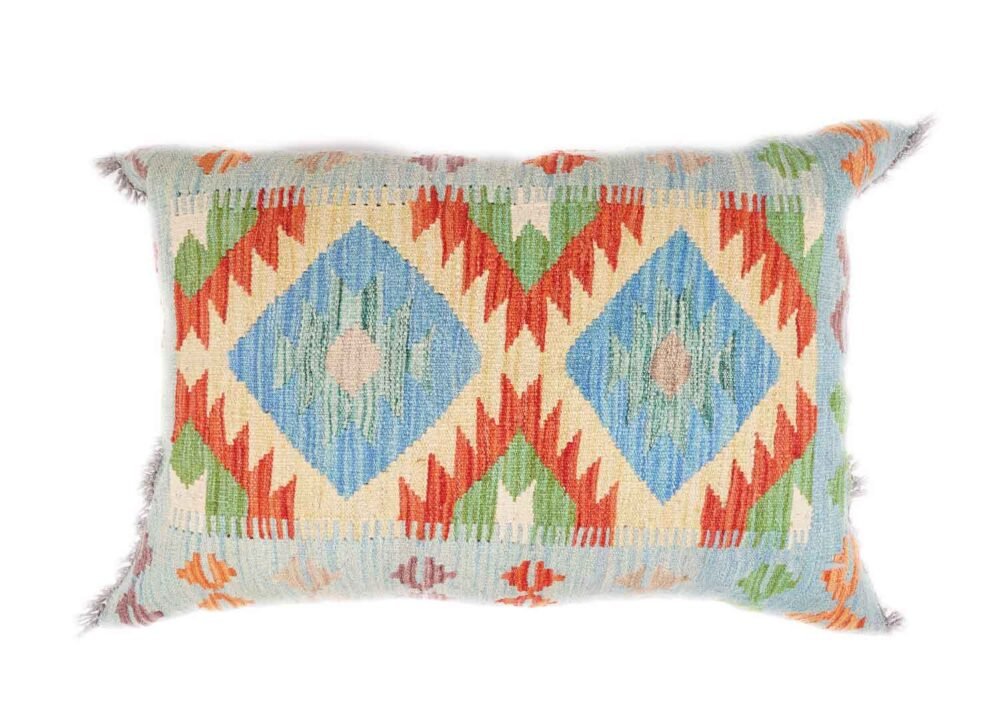 Set of 2 Bed-Sofa Pillow Covers - Handwoven Kilim Style - Rugs 1