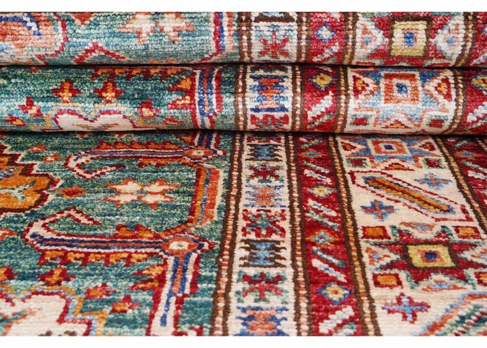 Sherwan Pictorial Rug - Hand-Knotted 5x4 ft Traditional