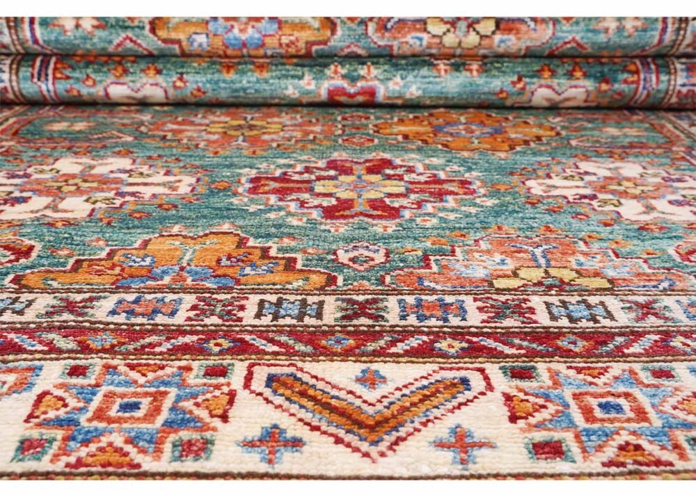 Sherwan Pictorial Rug - Hand-Knotted 5x4 ft Traditional